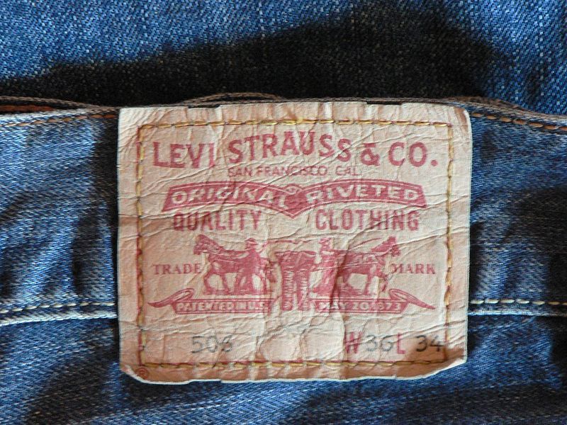 100 cotton jeans levis